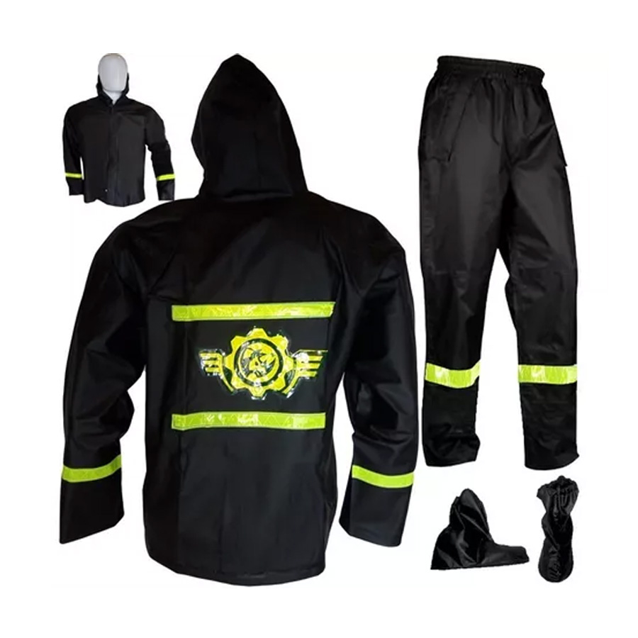 Conjunto impermeable para motociclista
