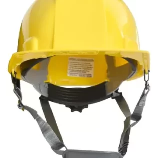Casco Amarillo con Barbuquejo