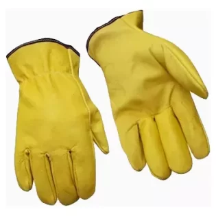 Guantes de vaqueta cortos