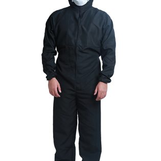 Traje antifluido azul oscuro