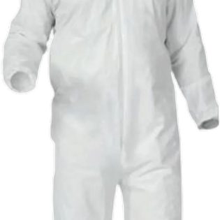 Traje antifluido color blanco